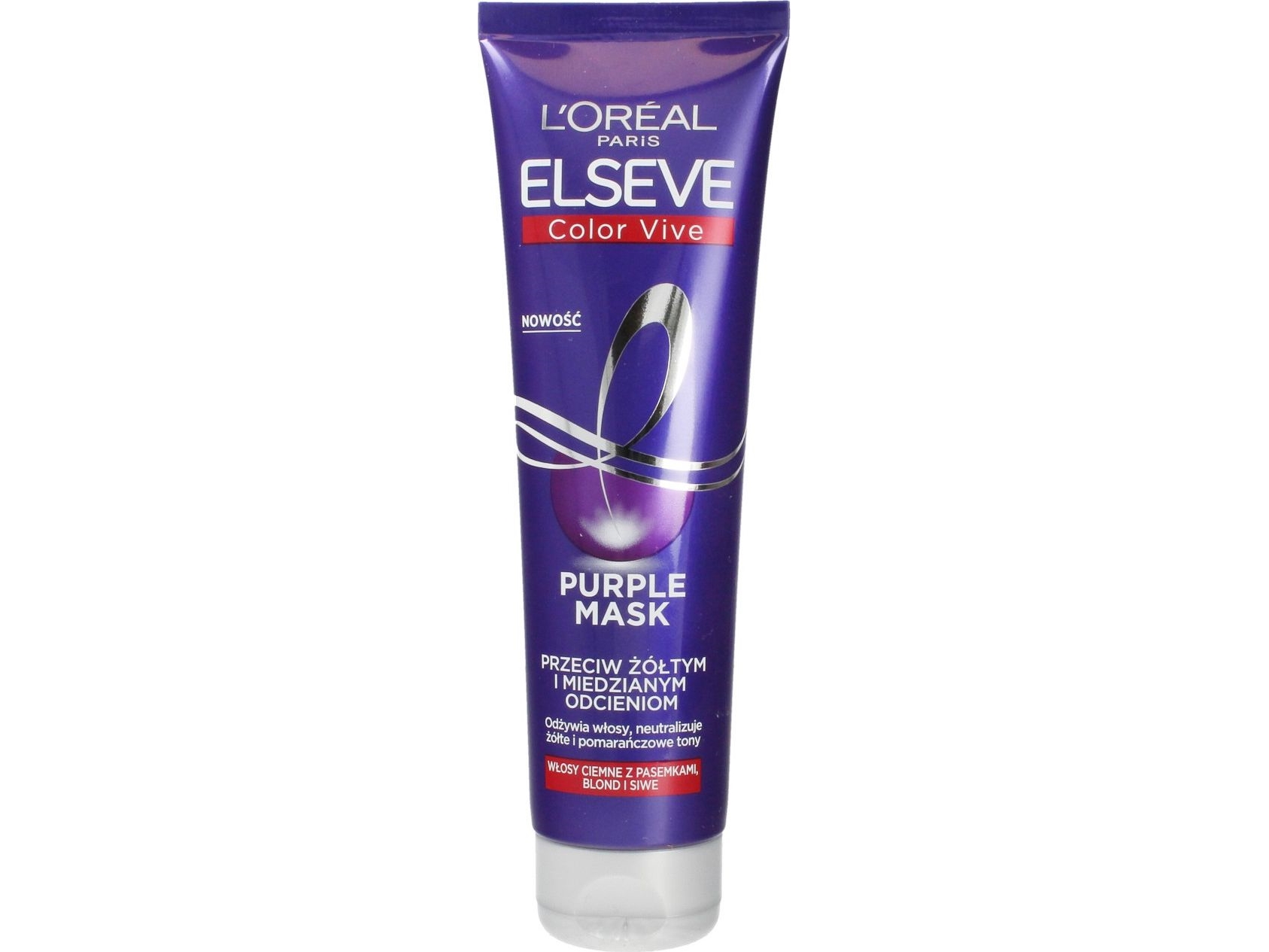 L'oreal Paris Elseve Color-Vive Purple Hair Mask Against Yellow And Copper Shades 150Ml