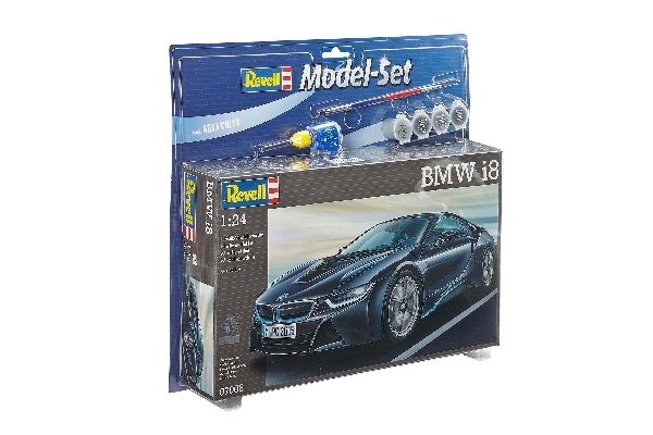 Revell Model Set Bmw I8, Sportwagen-Modell, Montagesatz, 1:24, Bmw I8, Ambitioniert, 131 Stück(E)