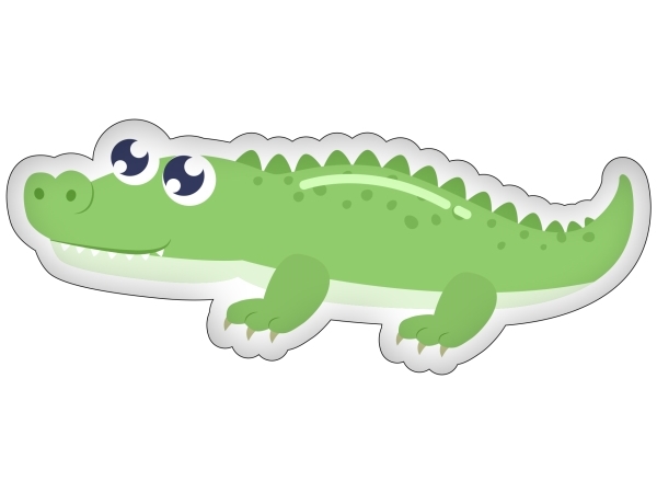 Billede af Krokodille 3D Pude