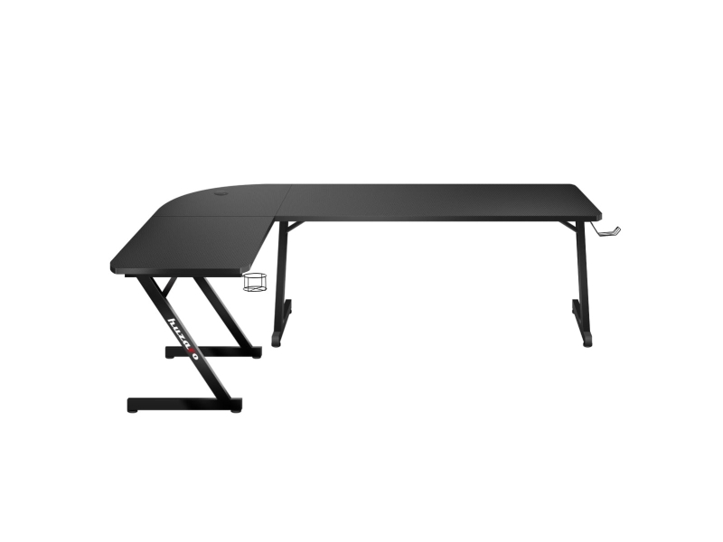 Huzaro Hero 7.0, Hjørne, Rektangulær Form, Kulfiber, Aluminium, Sort, Sort