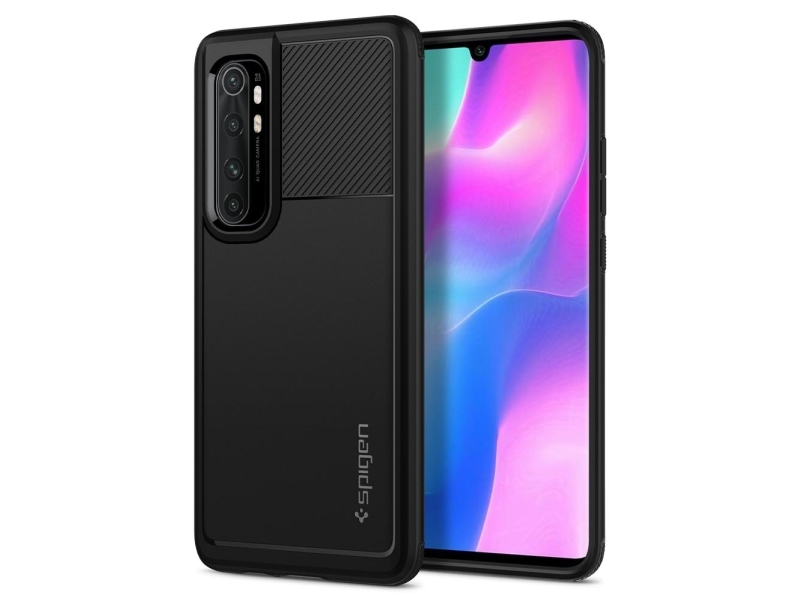 Spigen Rugged Armor Omslag Xiaomi Mi Note 10 Lite 16 4 Cm 6.47  " Svart