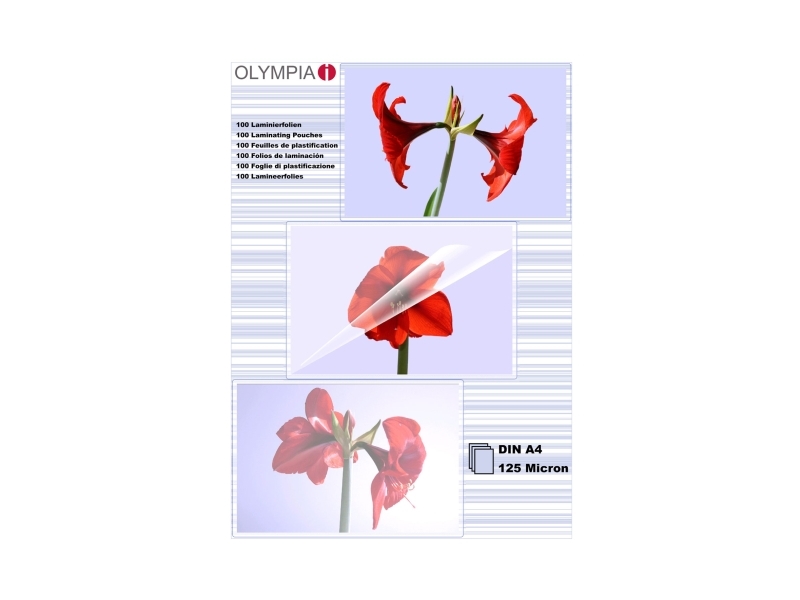 Olympia Laminierfolien A4 (210 X 297 Mm) – 100 Stück/Packung
