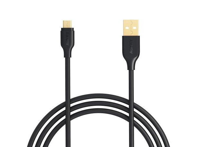 Aukey Cb-Md1, 1 M, Usb A, Micro-Usb B, Usb 2.0, 480 Mbit/S, Sort