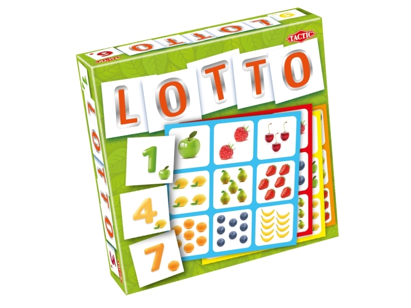 Billedlotteri med Frugter fra Tactic Games