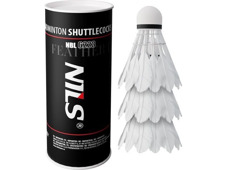 Nils Extreme Nbl6223 Lotki Z Piór Led Badminton-Federn 3 Stk. Nils