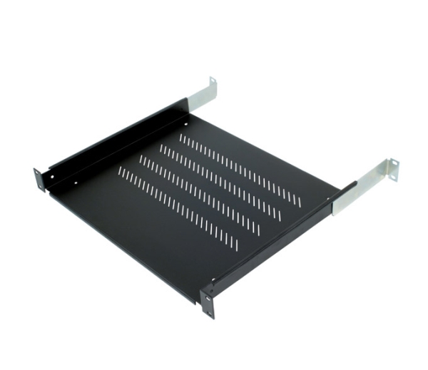 Triton 19" Shelf 1U 550Mm 80Kg Plastic Black, Sort, 80 Kg, 1U