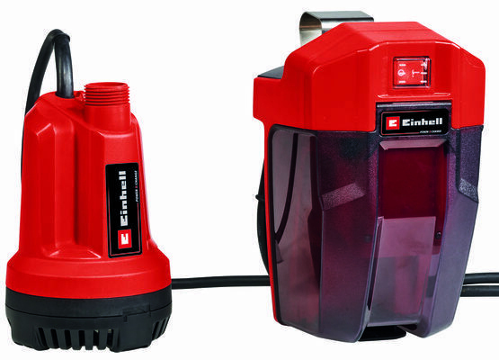 Einhell GE-SP 18 Li - Solo, Batteri, 0,8 Bar, 5000 l/h, Svart, Röd - SOLO | Trädgården - Bevattning av trädgårdar - Dränkbara pumpar | GameStuff