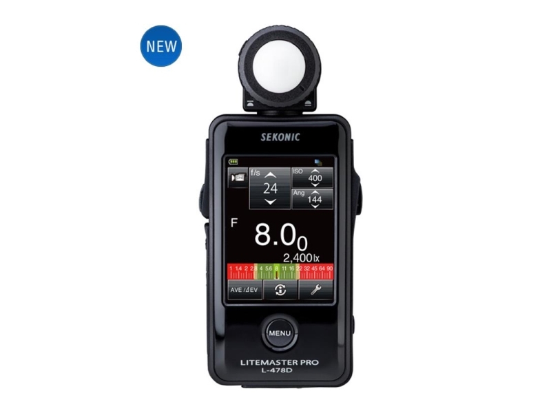 Sekonic L-478D Litemaster Pro - Blitzmåler - Valgfrit Spottilbehør - Cne Mode (25P Format) - Digital