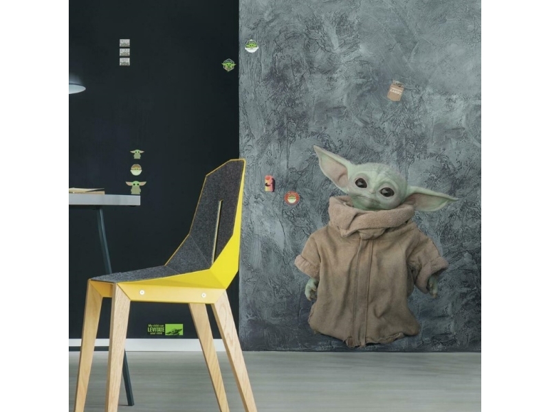 Billede af Star Wars Mandalorian - Baby Yoda Kæmpe Wallstickers