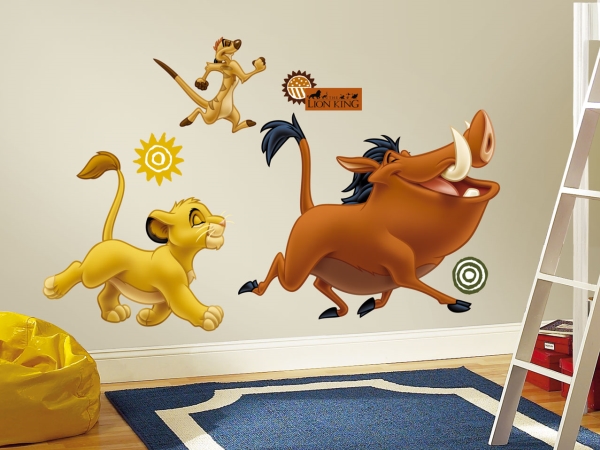 Billede af Løvernes Konge Gigant Wallsticker hos Computersalg.dk