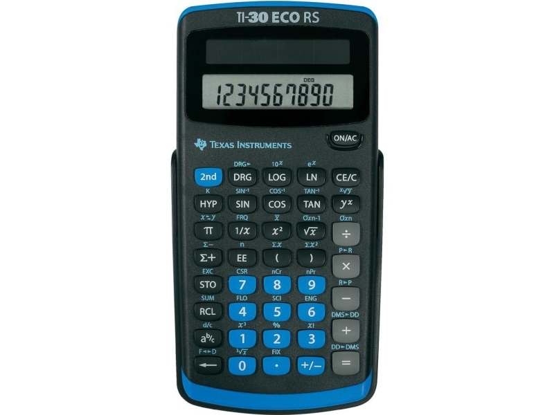 Texas Instruments TI-30 eco RS - Videnskabelig regnemaskine - 10 cifre - solpanel