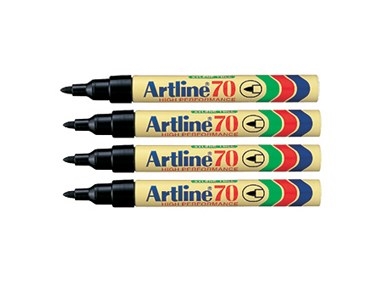 Marker Artline 70 Blister-Pack Sort (4)