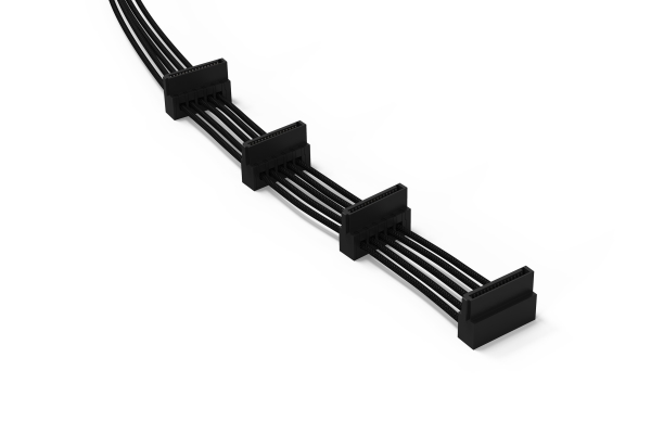 Be Quiet! S-Ata Power Cable Cs-3440 - Strømkabel - Sata Strøm - 42 Cm - Sort