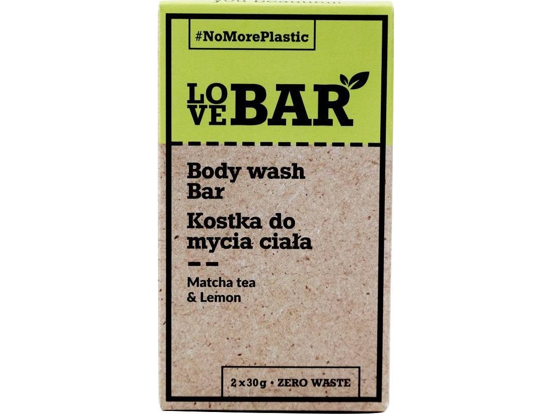 Love Bar Love Bar_Body Wash Bar Matcha Lime 2X30g Körperwaschbar