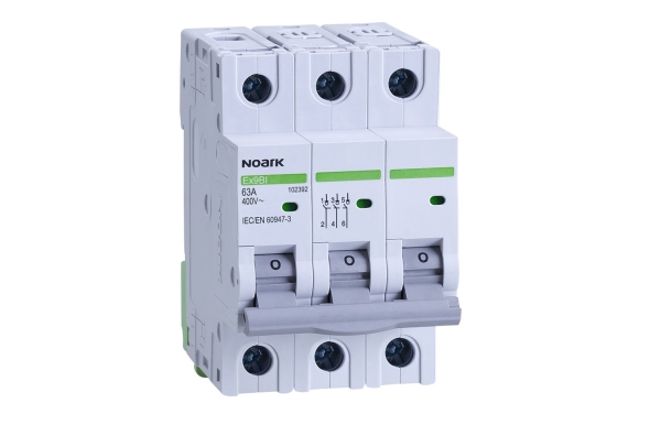 Isol. Spl. Noark, 3 Module Breit, 3-Polig, 63A
