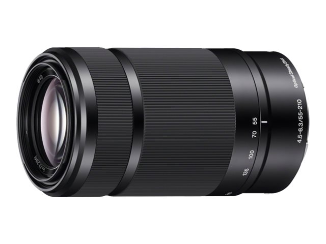 Sony Sel55210 - Telefoto Zoom Objektiv - 55 Mm - 210 Mm - F/4.5-6.3 Oss - Sony E-Mount - For Cinema Line A Vlogcam A1 A1 Ii A6700 A7 Iv A7 V A7c A7c
