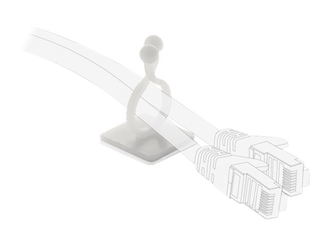 Delock - Kabelfäste - naturell (paket om 10) | Datortillbehör - Övriga datortillbehör - Övriga tillbehör | GameStuff