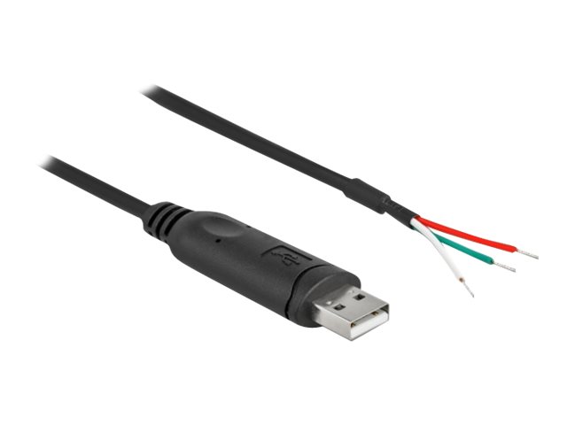Delock - Seriel Adapter - Usb 2.0 - Rs-232 X 1 - Sort