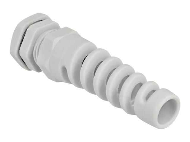Delock Kabelverschraubung Mit Zugentlastung Pg11 Grau, Grau, Kunststoff, 1 Stück(E), Gerade, Pg11, 8 Mm
