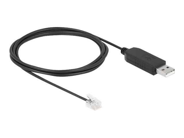 Delock - Seriell adapter - USB 2.0 - RS-232 x 1 - svart | Datortillbehör - Kablar & adaptrar - Adaptrar | GameStuff