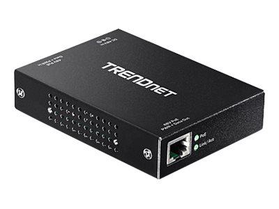 Trendnet Tpe-E100, 800 Mbit/S, Eingebauter Ethernet-Anschluss, Schwarz