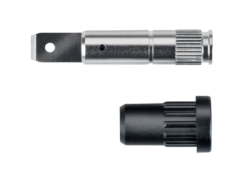 Schützinger DI EPB 6792 Ni / FST 4.8x0.8 / SW Indpresningsbøsning Sort 1 stk