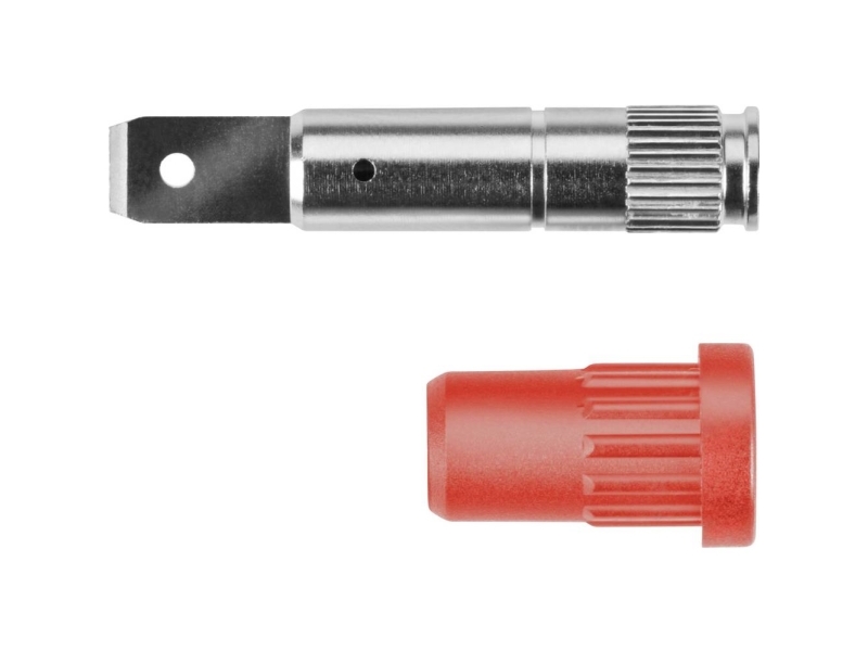 Schützinger DI EPB 6792 Ni / FST 4.8x0.8 / RT Indpresningsbøsning Rød 1 stk