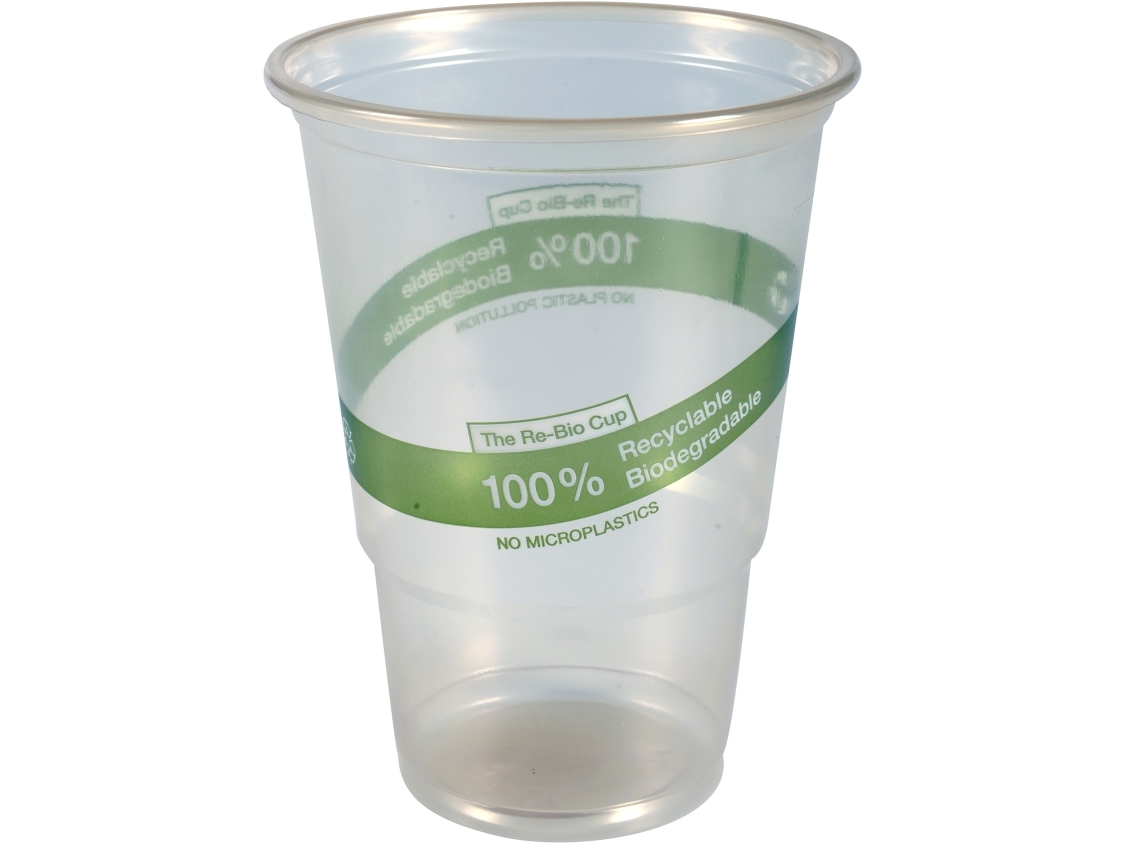 Drikkeglas, Abena Gastro, Re-Bio, 12,5Cm, Ø9,5Cm, 40 Cl, 52 Cl, Klar - (16 Stk.)