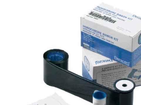 Datacard Monochrome Ribbon - Hvid - kassette til print-bånd - for Datacard CD800, CP40, CP60, CP80, SD260, SD260S, SD360, SD460, SP35, SP55, SP75