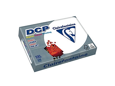 Papir Til Farveprint, Clairefontaine Dcp, A4, 1821, Hvid, 100G - (500 Ark)