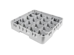 Opvaskekurv Cambro 50X50 Cm 20-Rum Til Kop/Krus Plast Grå,6 Stk/Krt
