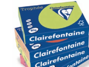 Farvet papir Trophée, A3, 80g, himmelblå 1256, pakke a 500 ark