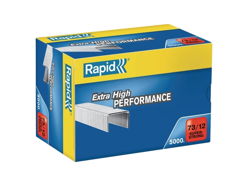 Hæfteklammer rapid, 73/12, superstrong, pakke a 5.000 stk.