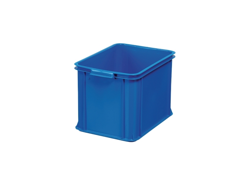 Opbevaringskasse, 28 l, 28,5 x 30 x 40 cm, plast, blå