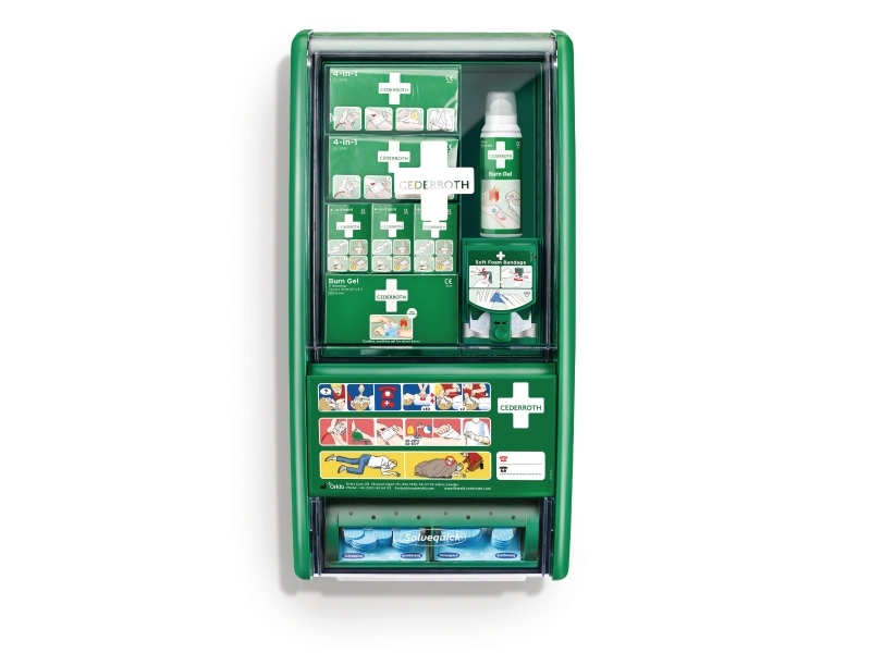 Första hjälpen och brännskador cederroth | Kläder & Säkerhet - Säkerhetsutrustning - Första hjälpen | GameStuff