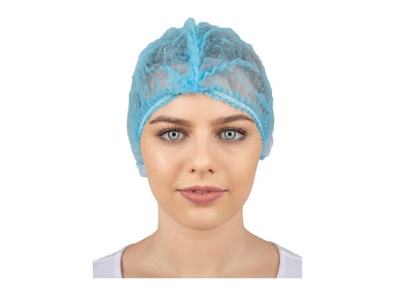 Hårnet, blå, 53 cm, pakke a 100 stk. | Kläder & Säkerhet - Arbetskläder - Engångskläder | GameStuff