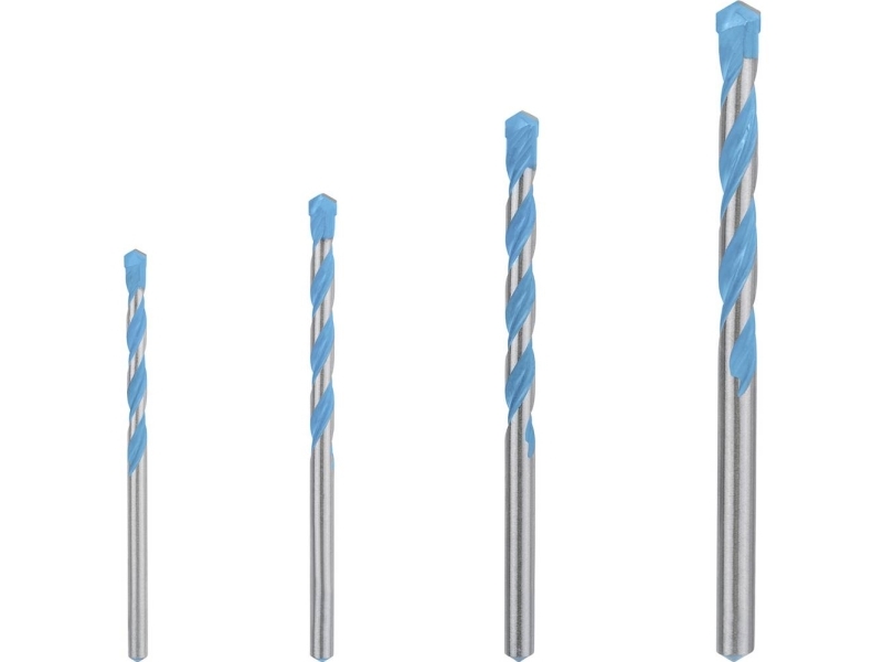 Bosch Expert Cyl-9 Multiconstruction - Borebitsæt - For Beton, Plastik, Stå, Blødtræ, Blød Flise, Multimateriale - 4 Stykker - 5 Mm, 6 Mm, 8 Mm, 4 Mm