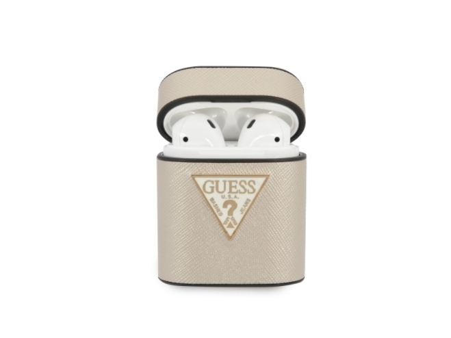 Guess Etui Guess Guaca2vsatmllg Apple Airpods Cover Beige/Beige Saffiano