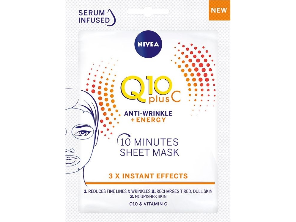 Nivea Q10 Plus C Anti-Wrinkle + Energy Cloth Mask