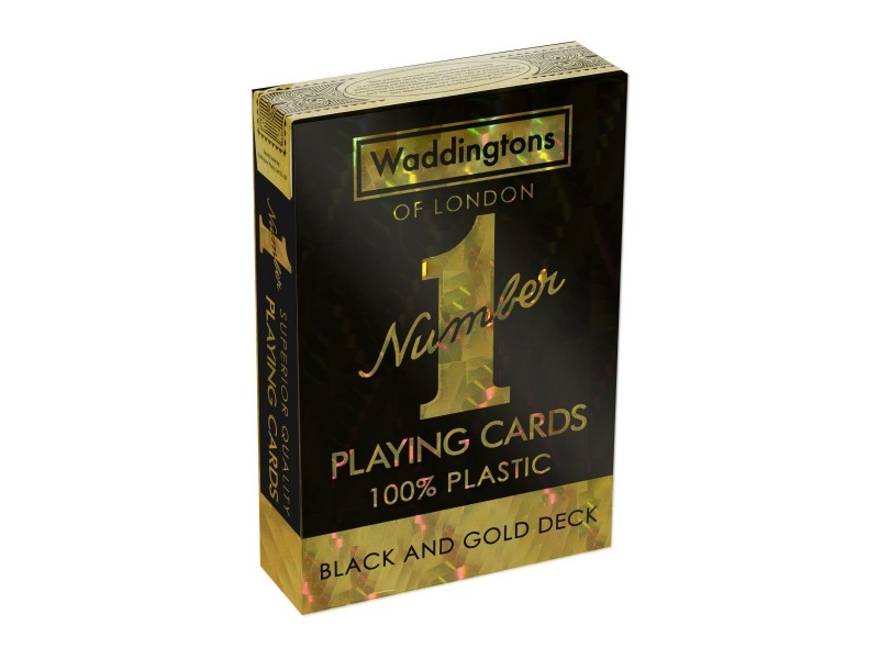 Winning Moves Waddingtons Žaidimų Kortos - Juodas and Gold