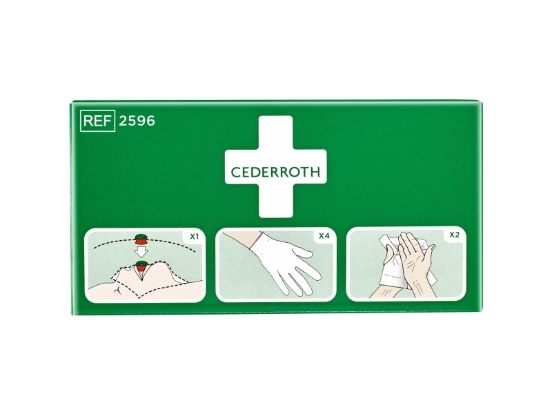Cederroth Set Aus Beatmungsmaske 2Pa.hds,2Reinigungstücher 7310610025960 - Image 3