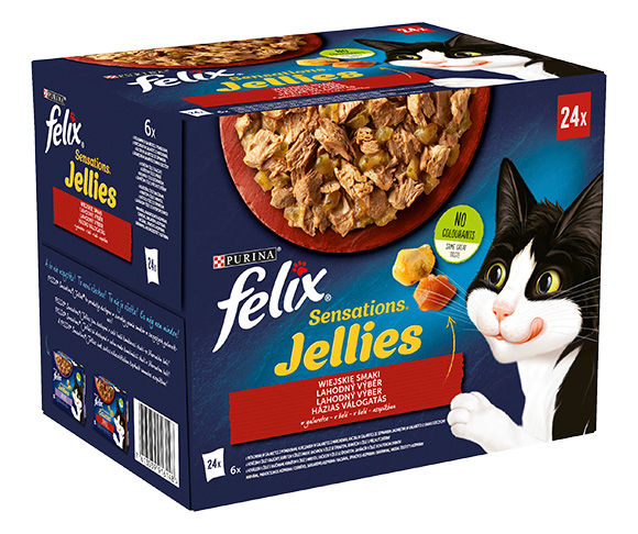 Nestle Sensations Rural Flavour I Gelé (Oksekød, Kylling, And, Lam) Poser 24X85g