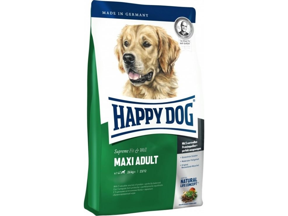 Happy Dog Supreme Fit&Amp Vital Maxi Adult, Foder Til Voksne Hunde, 1 Kg