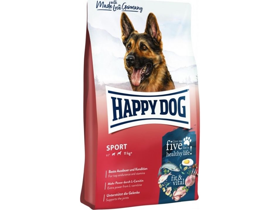 Happy Dog fit vital - Sport, Voksen, Egg, Fisk, Lam, Fjerkræ, Laks