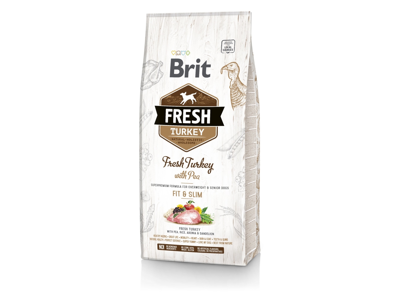 Brit Fresh Turkey with Pea Light Fit & Slim (2,5 kg)
