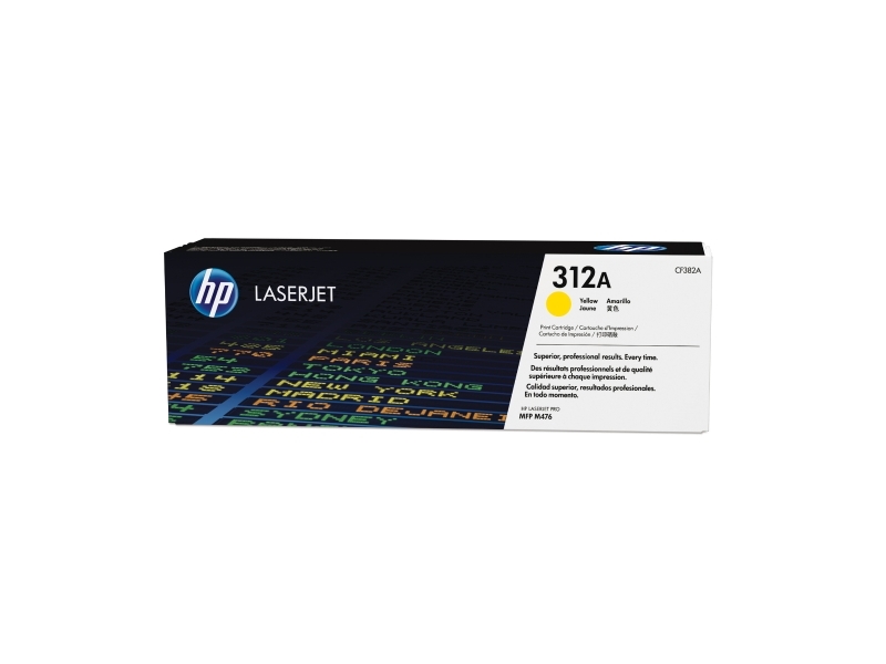 Lasertoner HP 312A CF382A, 2.700 sider, Gul