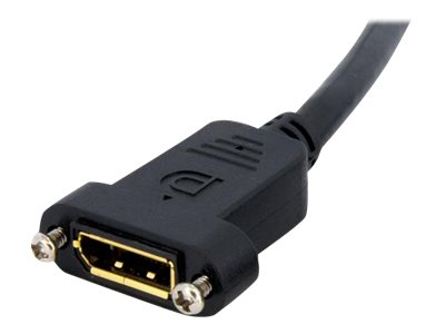 Startech.Com 91Cm Displayport Kabel Für Panelmontage - 4K X 2K - Displayport 1.2 Verlängerungskabel Stecker Auf Buchse - Dp Video Extender Kabel Mit