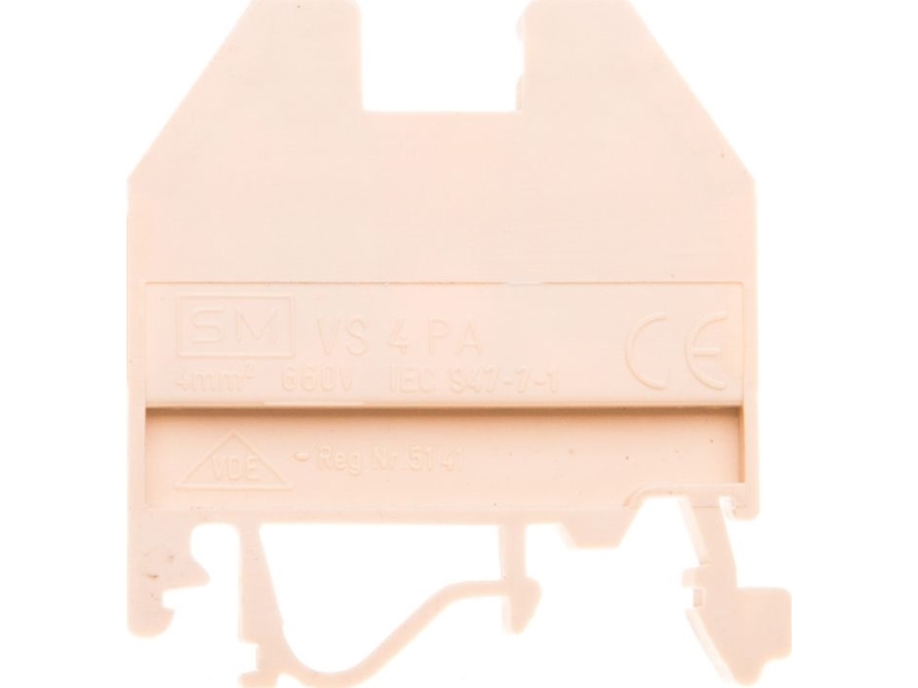 Eti-Polam Schienenverbinder Mit Gewinde 4 Mm² Elfenbein Vs 4 Pa 003901037