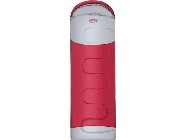 Sleeping Bag Nils Camp Nc2008, Maroon-Grey, Size L