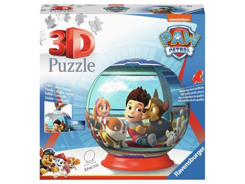 Ravensburger Paw Patrol 72pc 3d Puzzle 72 Styck 6 År